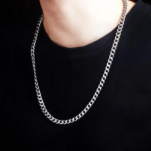 Unisex Stainless Steel Chain with Color Warranty